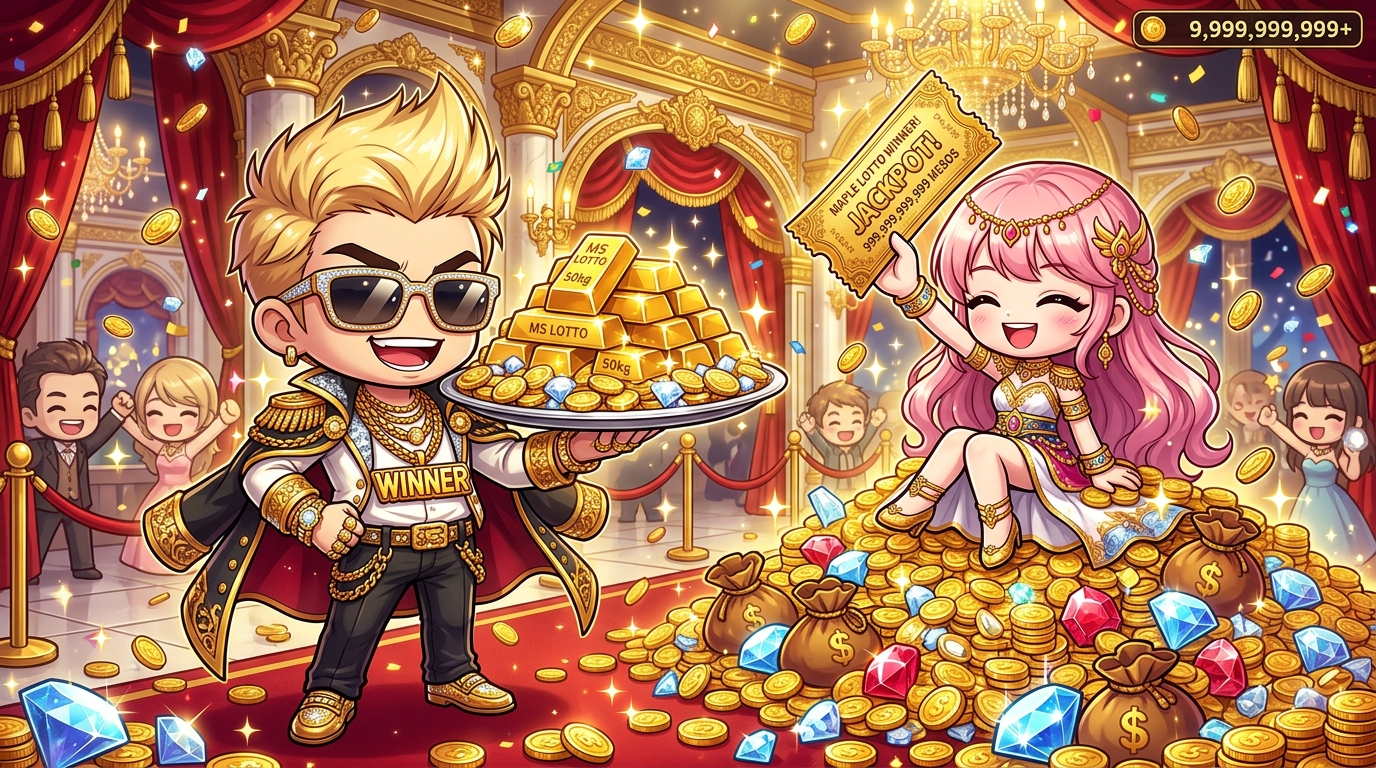 MapleOldDays Meso Lottery Jackpot